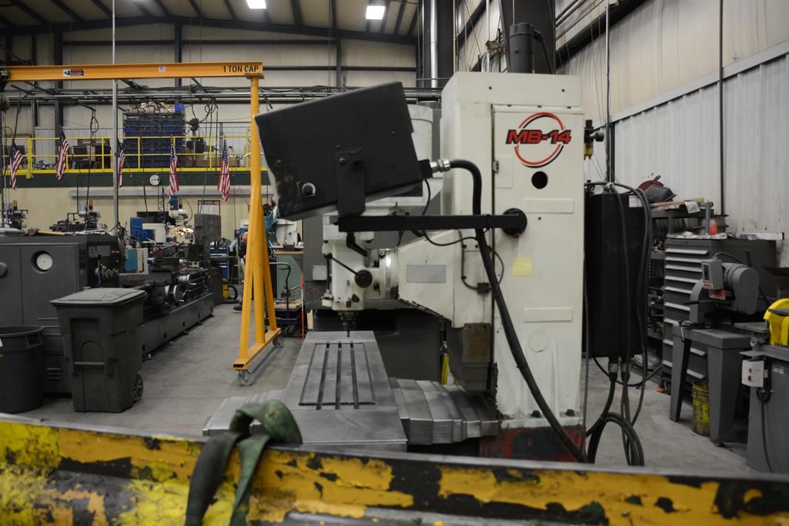 Fryer MB14 CNC Vertical Knee Mill, Machine ID: 7251